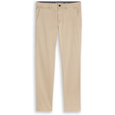 TOM TAILOR Herren TTSIMON SLIM Chino Hose im Washed-Look, beige, Uni, Gr. 38/32 TOM TAILOR Herren TTSIMON SLIM Chino Hose im Washed-Look, beige, Uni, Gr. 38/32