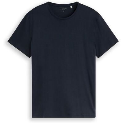 TOM TAILOR Herren T-Shirt in Unifarben, blau, Uni, Gr. XL TOM TAILOR Herren T-Shirt in Unifarben, blau, Uni, Gr. XL