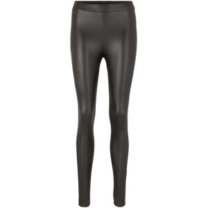 TOM TAILOR DENIM Damen Leggings in Lederoptik, schwarz, Uni, Gr. XL TOM TAILOR DENIM Damen Leggings in Lederoptik, schwarz, Uni, Gr. XL