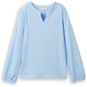 TOM TAILOR Damen Bluse mit Streifenmuster, blau, Gestreift, Gr. S TOM TAILOR Damen Bluse mit Streifenmuster, blau, Gestreift, Gr. S
