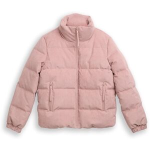 TOM TAILOR DENIM Damen Cord Pufferjacke mit Stehkragen, rosa, Uni, Gr. XS TOM TAILOR DENIM Damen Cord Pufferjacke mit Stehkragen, rosa, Uni, Gr. XS