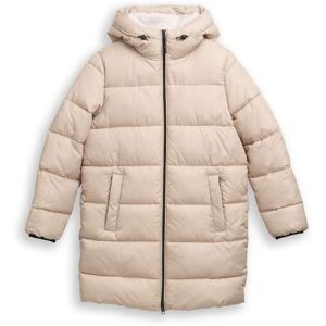 TOM TAILOR DENIM Damen Puffer-Mantel mit Kapuze, braun, Uni, Gr. XXL TOM TAILOR DENIM Damen Puffer-Mantel mit Kapuze, braun, Uni, Gr. XXL