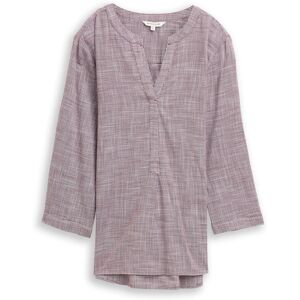 TOM TAILOR Damen Bluse aus Baumwolle, rot, Uni, Gr. 36 TOM TAILOR Damen Bluse aus Baumwolle, rot, Uni, Gr. 36