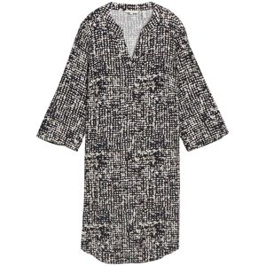 TOM TAILOR Damen Kleid mit Muster, blau, Gemustert, Gr. 38 TOM TAILOR Damen Kleid mit Muster, blau, Gemustert, Gr. 38