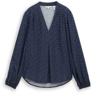 TOM TAILOR Damen Bluse mit Muster, blau, Gemustert, Gr. 36 TOM TAILOR Damen Bluse mit Muster, blau, Gemustert, Gr. 36