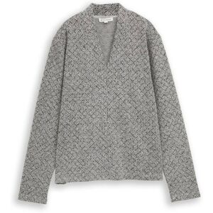 TOM TAILOR Damen Sweatshirt mit V-Ausschnitt, beige, Meliert, Gr. XXL TOM TAILOR Damen Sweatshirt mit V-Ausschnitt, beige, Meliert, Gr. XXL