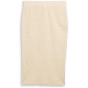 TOM TAILOR Damen Midi-Rock mit Schlitz, beige, Uni, Gr. 38 TOM TAILOR Damen Midi-Rock mit Schlitz, beige, Uni, Gr. 38