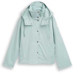 TOM TAILOR Damen Ultralight Short Parka aus wasserabweisendem Material, blau, Uni, Gr. XL TOM TAILOR Damen Ultralight Short Parka aus wasserabweisendem Material, blau, Uni, Gr. XL