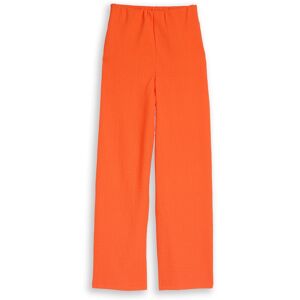 TOM TAILOR DENIM Damen Crinkle Wide Leg Hose, orange, Uni, Gr. XL TOM TAILOR DENIM Damen Crinkle Wide Leg Hose, orange, Uni, Gr. XL