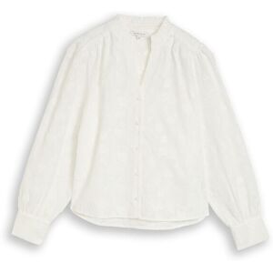 TOM TAILOR Damen Loose Fit Bluse mit Stickerei, weiß, Uni, Gr. 36 TOM TAILOR Damen Loose Fit Bluse mit Stickerei, weiß, Uni, Gr. 36