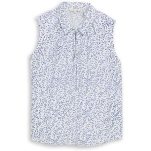 TOM TAILOR Damen Blusentop mit Muster, weiß, Gemustert, Gr. 42 TOM TAILOR Damen Blusentop mit Muster, weiß, Gemustert, Gr. 42