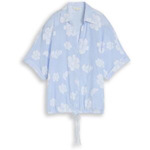 TOM TAILOR Damen Oversize Bluse mit Blumenmuster, blau, Geblümt, Gr. 42 TOM TAILOR Damen Oversize Bluse mit Blumenmuster, blau, Geblümt, Gr. 42