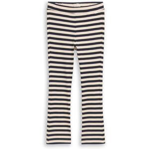TOM TAILOR Mädchen Flared Leggings mit Streifenmuster, blau, Gestreift, Gr. 110 TOM TAILOR Mädchen Flared Leggings mit Streifenmuster, blau, Gestreift, Gr. 110