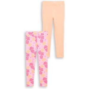 TOM TAILOR Mädchen Basic Leggings im 2-er Pack, orange, Uni, Gr. 122 TOM TAILOR Mädchen Basic Leggings im 2-er Pack, orange, Uni, Gr. 122