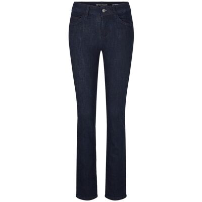 TOM TAILOR Damen TTALEXA STRAIGHT Jeans, blau, Uni, Gr. 36/34 TOM TAILOR Damen TTALEXA STRAIGHT Jeans, blau, Uni, Gr. 36/34