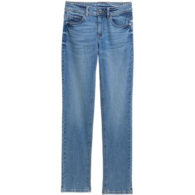 TOM TAILOR Damen TTALEXA STRAIGHT Jeans, blau, Uni, Gr. 29/30 TOM TAILOR Damen TTALEXA STRAIGHT Jeans, blau, Uni, Gr. 29/30