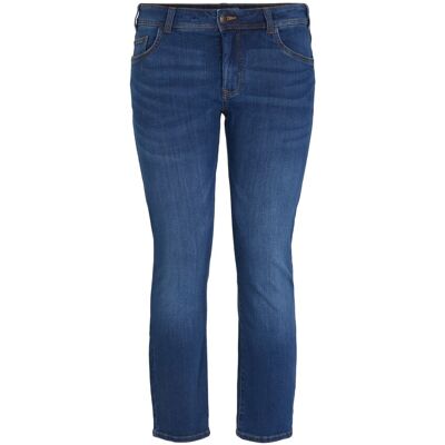 TOM TAILOR Damen Plus Size - TTPLUS SLIM Jeans, blau, Uni, Gr. 44 TOM TAILOR Damen Plus Size - TTPLUS SLIM Jeans, blau, Uni, Gr. 44