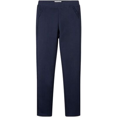 TOM TAILOR Mädchen Unifarbene Leggings, blau, Uni, Gr. 92/98 TOM TAILOR Mädchen Unifarbene Leggings, blau, Uni, Gr. 92/98
