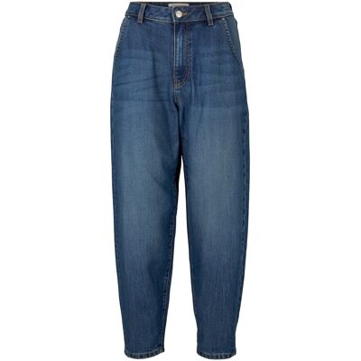 TOM TAILOR DENIM Damen BARREL MOM Vintage Jeans, blau, Uni, Gr. XL TOM TAILOR DENIM Damen BARREL MOM Vintage Jeans, blau, Uni, Gr. XL