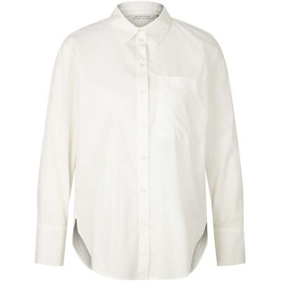 TOM TAILOR Damen Loose Fit Bluse mit Brusttasche, weiß, Uni, Gr. 36 TOM TAILOR Damen Loose Fit Bluse mit Brusttasche, weiß, Uni, Gr. 36