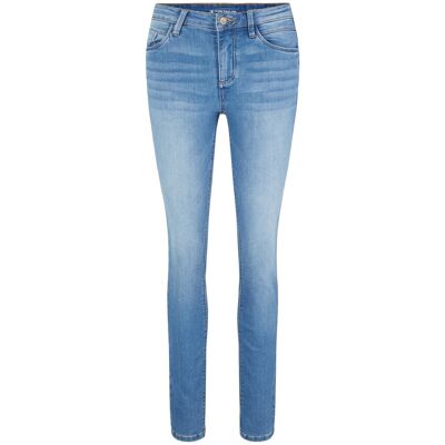 TOM TAILOR Damen TTALEXA SKINNY Jeans, blau, Uni, Gr. 34/32 TOM TAILOR Damen TTALEXA SKINNY Jeans, blau, Uni, Gr. 34/32