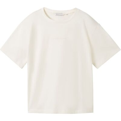 TOM TAILOR DENIM Damen Boxy Fit T-Shirt aus Baumwolle, braun, Uni, Gr. XL TOM TAILOR DENIM Damen Boxy Fit T-Shirt aus Baumwolle, braun, Uni, Gr. XL