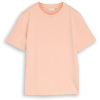 TOM TAILOR DENIM Damen Loose Fit T-Shirt, orange, Uni, Gr. XXL TOM TAILOR DENIM Damen Loose Fit T-Shirt, orange, Uni, Gr. XXL