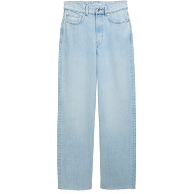 TOM TAILOR DENIM Damen TTLINOU WIDE Jeans, blau, Uni, Gr. M TOM TAILOR DENIM Damen TTLINOU WIDE Jeans, blau, Uni, Gr. M