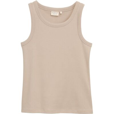 TOM TAILOR Damen Top mit Rippstruktur, grau, Uni, Gr. XXXL TOM TAILOR Damen Top mit Rippstruktur, grau, Uni, Gr. XXXL