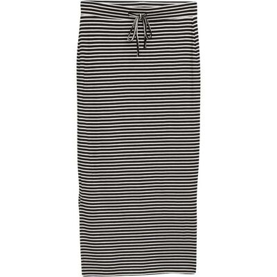 TOM TAILOR Damen Jersey Midi-Rock, schwarz, Gemustert, Gr. 36 TOM TAILOR Damen Jersey Midi-Rock, schwarz, Gemustert, Gr. 36