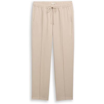 TOM TAILOR Damen Loose Straight Hose, grau, Uni, Gr. 38/32 TOM TAILOR Damen Loose Straight Hose, grau, Uni, Gr. 38/32