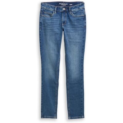 TOM TAILOR Damen TTLENE SLIM Jeans, blau, Uni, Gr. 29/34 TOM TAILOR Damen TTLENE SLIM Jeans, blau, Uni, Gr. 29/34