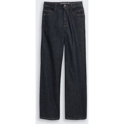 TOM TAILOR Damen TTMADINA WIDE Jeans, blau, Uni, Gr. 26/32 TOM TAILOR Damen TTMADINA WIDE Jeans, blau, Uni, Gr. 26/32