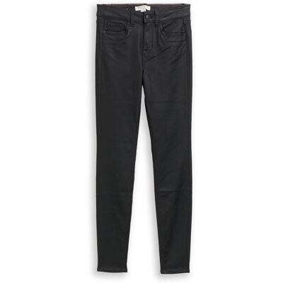 TOM TAILOR DENIM Damen Coated TTNELA SKINNY Jeans, schwarz, Uni, Gr. 29/30 TOM TAILOR DENIM Damen Coated TTNELA SKINNY Jeans, schwarz, Uni, Gr. 29/30