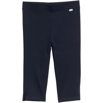 TOM TAILOR Mädchen Basic Capri Leggings, blau, Uni, Gr. 116/122 TOM TAILOR Mädchen Basic Capri Leggings, blau, Uni, Gr. 116/122