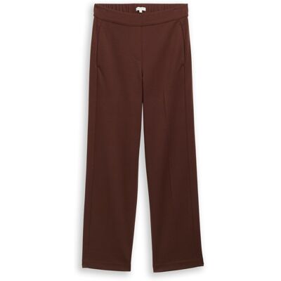 TOM TAILOR Damen TTMIA STRAIGHT Hose, braun, Uni, Gr. 34/32 TOM TAILOR Damen TTMIA STRAIGHT Hose, braun, Uni, Gr. 34/32