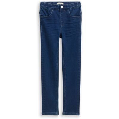 TOM TAILOR Mädchen Treggings Hose mit Stretch, blau, Uni, Gr. 98 TOM TAILOR Mädchen Treggings Hose mit Stretch, blau, Uni, Gr. 98