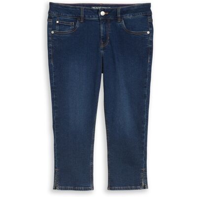 TOM TAILOR DENIM Damen TTJONA SKINNY Capri Jeans, blau, Uni, Gr. 28 TOM TAILOR DENIM Damen TTJONA SKINNY Capri Jeans, blau, Uni, Gr. 28