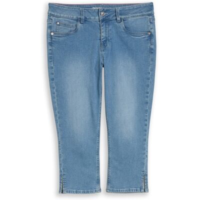 TOM TAILOR DENIM Damen TTJONA SKINNY Capri Jeans, blau, Uni, Gr. 28 TOM TAILOR DENIM Damen TTJONA SKINNY Capri Jeans, blau, Uni, Gr. 28