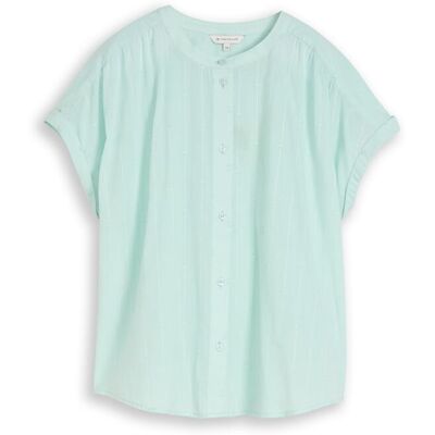TOM TAILOR Damen Loose Fit Bluse, blau, Uni, Gr. 40 TOM TAILOR Damen Loose Fit Bluse, blau, Uni, Gr. 40