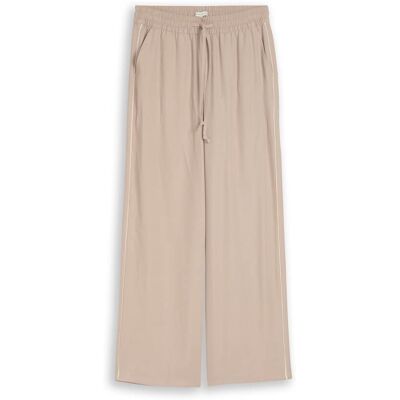 TOM TAILOR Damen Loose Wide Fit Hose, grau, Uni, Gr. 40/32 TOM TAILOR Damen Loose Wide Fit Hose, grau, Uni, Gr. 40/32