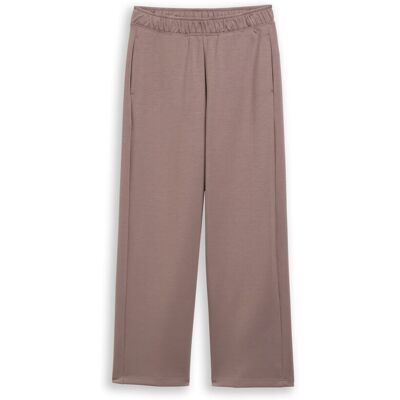 TOM TAILOR Mädchen Wide Leg Scuba Hose, braun, Uni, Gr. 152 TOM TAILOR Mädchen Wide Leg Scuba Hose, braun, Uni, Gr. 152