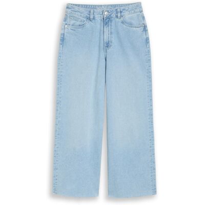 TOM TAILOR DENIM Damen TTMIJA CULOTTE Jeans, blau, Uni, Gr. M TOM TAILOR DENIM Damen TTMIJA CULOTTE Jeans, blau, Uni, Gr. M