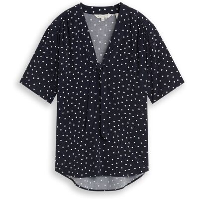 TOM TAILOR Damen Bluse mit Punktemuster, blau, Gepunktet, Gr. 36 TOM TAILOR Damen Bluse mit Punktemuster, blau, Gepunktet, Gr. 36