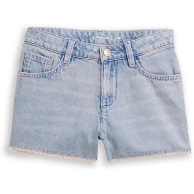 TOM TAILOR Mädchen Jeans Shorts, blau, Uni, Gr. 152 TOM TAILOR Mädchen Jeans Shorts, blau, Uni, Gr. 152