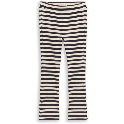 TOM TAILOR Mädchen Flared Leggings mit Streifenmuster, blau, Gestreift, Gr. 92 TOM TAILOR Mädchen Flared Leggings mit Streifenmuster, blau, Gestreift, Gr. 92