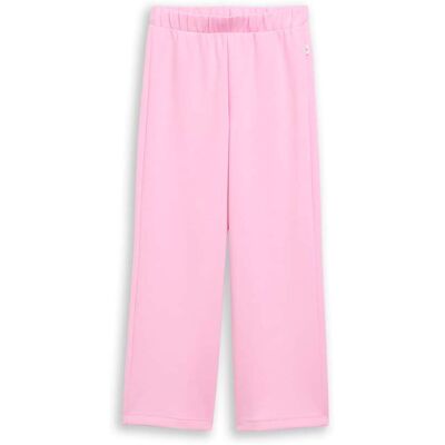 TOM TAILOR Mädchen Wide Leg Scuba Hose, rosa, Uni, Gr. 122 TOM TAILOR Mädchen Wide Leg Scuba Hose, rosa, Uni, Gr. 122