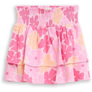 TOM TAILOR Mädchen Mini-Rock mit Volant, weiß, Geblümt, Gr. 116/122 TOM TAILOR Mädchen Mini-Rock mit Volant, weiß, Geblümt, Gr. 116/122