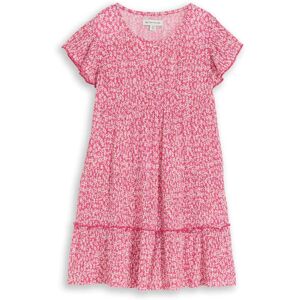 TOM TAILOR Mädchen Mini-Kleid mit Volant, orange, Geblümt, Gr. 92/98 TOM TAILOR Mädchen Mini-Kleid mit Volant, orange, Geblümt, Gr. 92/98