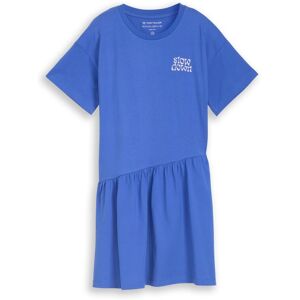 TOM TAILOR Mädchen Mini-Kleid mit Print, blau, Uni, Gr. 176 TOM TAILOR Mädchen Mini-Kleid mit Print, blau, Uni, Gr. 176